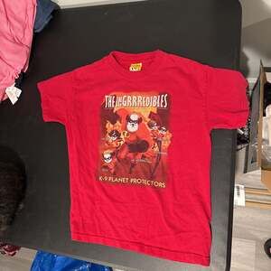 Vintage Big Dogs The‎ Incredibles Parody kids T Shirt size 8/10